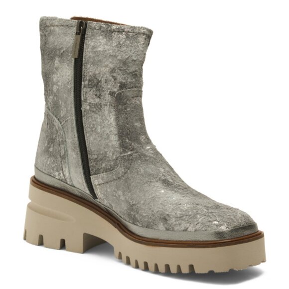 PONS QUINTANA Made In Spain Suede Carmen Chelsea Boots - Picture 1 of 3
